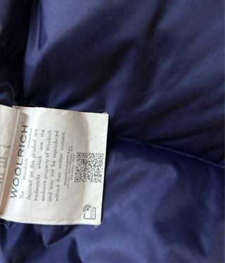 Woolrich piumino anni 14 blu