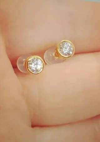 Pendientes Oro 18k Diamantes