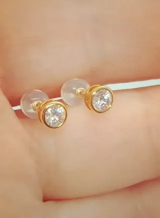 Pendientes Oro 18k Diamantes