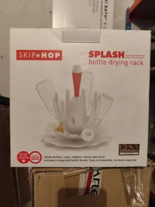 Escurridor de biberones blanco sin estrenar