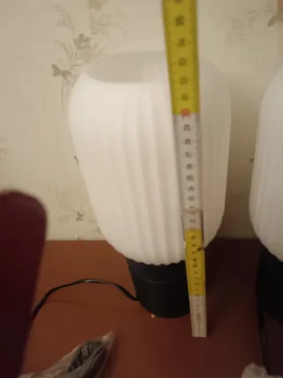 Coppia Lampade da Tavolo Nuove lampadine