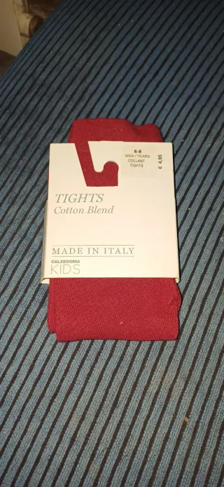 Leotardos Calzedonia Niña Rojo Talla 6-8