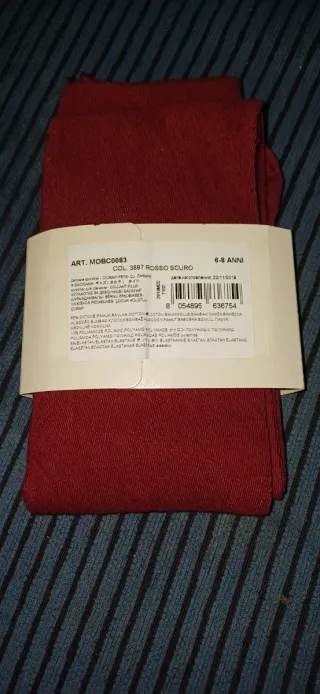 Leotardos Calzedonia Niña Rojo Talla 6-8