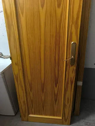 Puertas de madera de pino de 72 cms