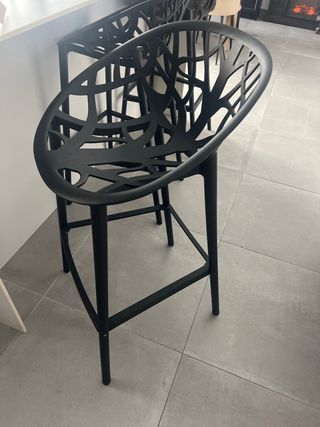 3 Taburetes altos cocina diseño moderno