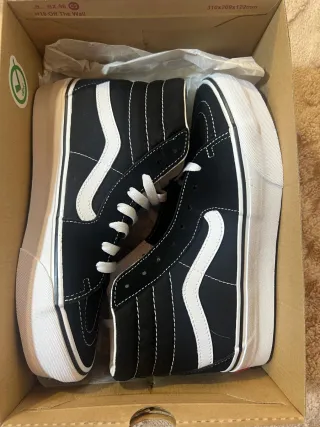 Vans Sk8-Hi Plataforma Talla 38.5