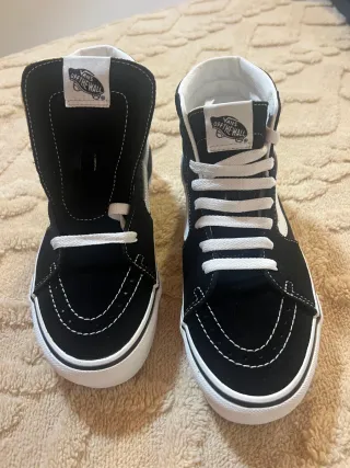 Vans Sk8-Hi Plataforma Talla 38.5