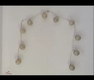 10 Bolas Navideñas Plateadas Brillantes