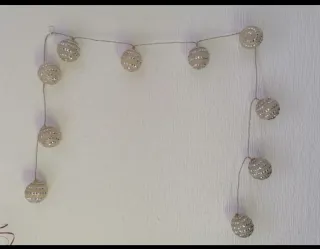 10 Bolas Navideñas Plateadas Brillantes