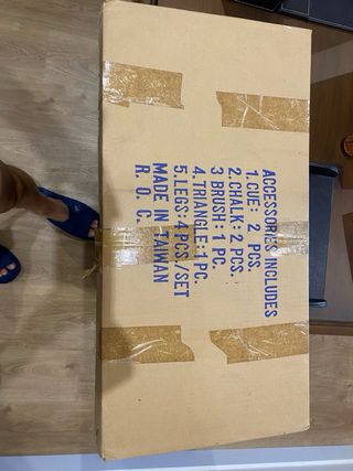 Mini billar con patas