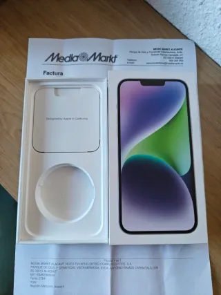 Scatola iPhone 14 Plus Viola