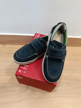 Zapatos Geox niño azul 34