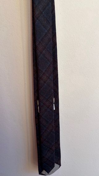 Cravatta Carlo Donati blu e marrone