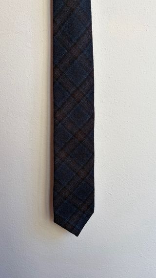 Cravatta Carlo Donati blu e marrone