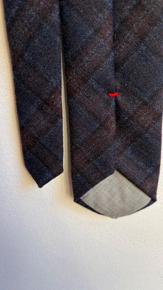 Cravatta Carlo Donati blu e marrone