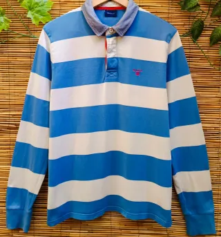 Polo Gant Manga Larga Rayas Talla M