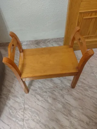 Banqueta de madera