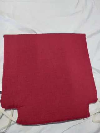 Cojín para silla rojo