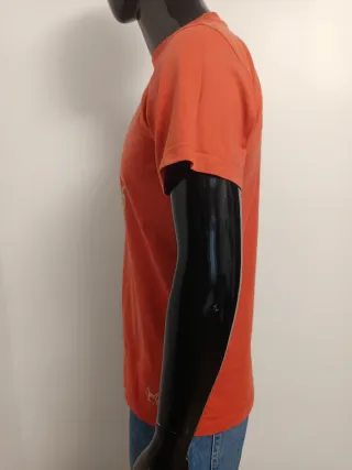 Camiseta Sport Rox Naranja Estampada