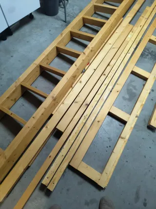 Vigas de pino para construcción