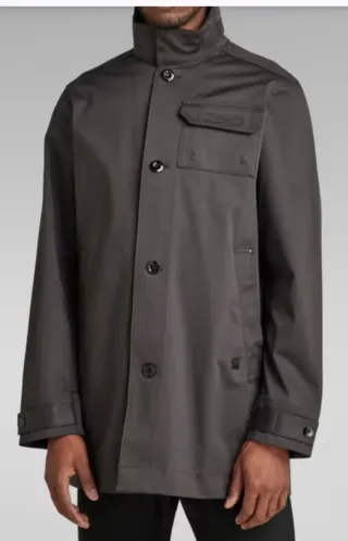 Gabardina G-Star RAW Hombre Gris Nueva