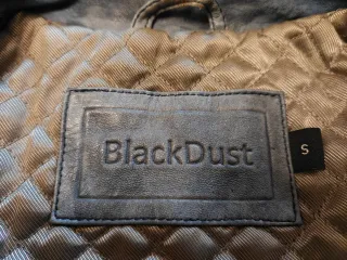 Cazadora Piel BlackDust Talla S Gris