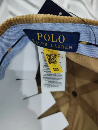 Gorra Polo Ralph Lauren Beige Corduroy