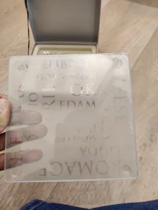 Lotto 2 set taglieri formaggio con posate