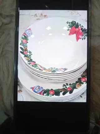 Servizio Piatti D&D Babbo Natale 12 Pezzi