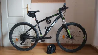 Bicicleta Montaña Rockrider Negra