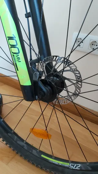 Bicicleta Montaña Rockrider Negra