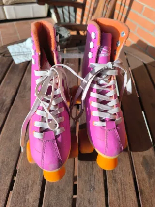 Patines Hudora 4 ruedas rosas