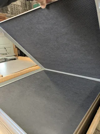 22 Placas knauf de teto acústico 60cm x60cm