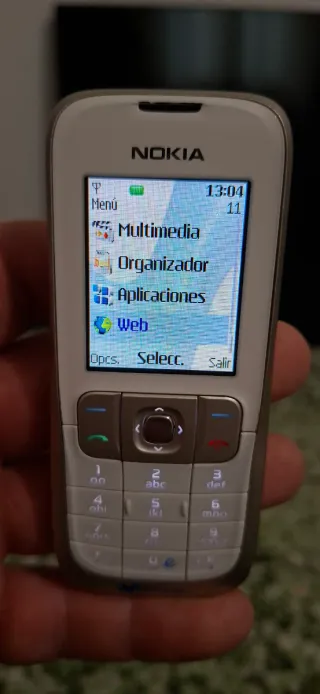 Nokia 2630 Plata/Blanco