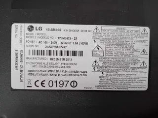 Televisor LG 42 Negro