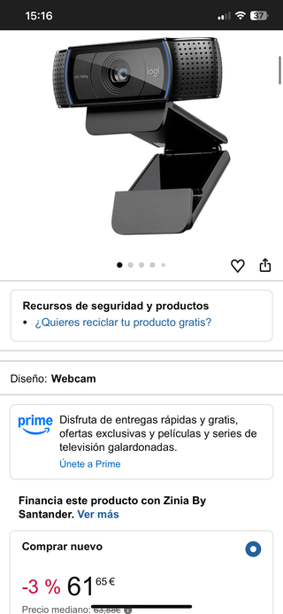 Logitech C920 HD Pro Webcam 1080p