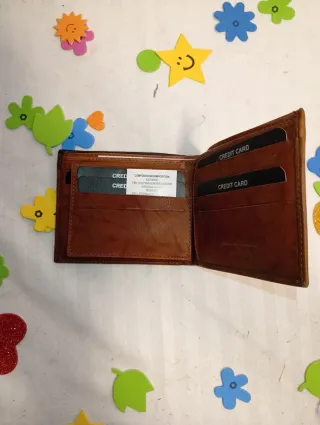 Cartera de Piel Marrón