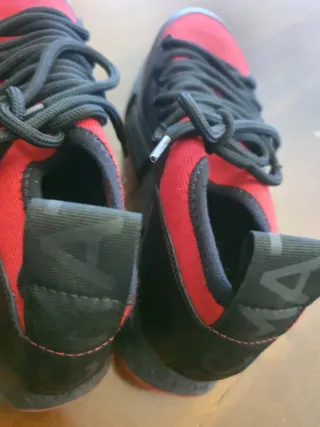 Scarpe ViC MATIE' nere e rosse 38 Made in italy