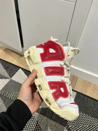 Nike Air More Uptempo Rojo Blanco