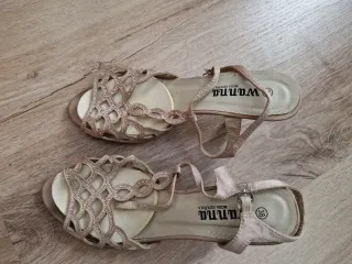 Sandalias tacón talla 38