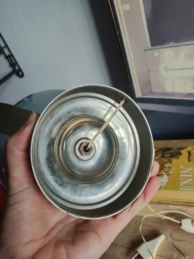 Lámpara cromada Space Age