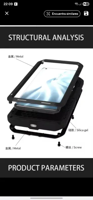 Funda Love Mei Rugerizada Xiaomi Mi 10/10 Pro