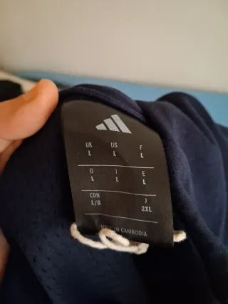 Chaqueta Real Madrid Himno Talla L Adidas