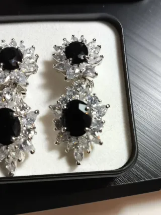 Pendientes Art Decó Vintage Plata de ley