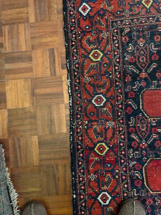 Tappeto persiano lana rosso 170x112