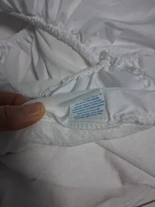 2 protectores Minicuna Blanco