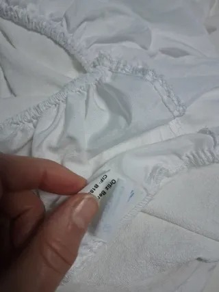 2 protectores Minicuna Blanco