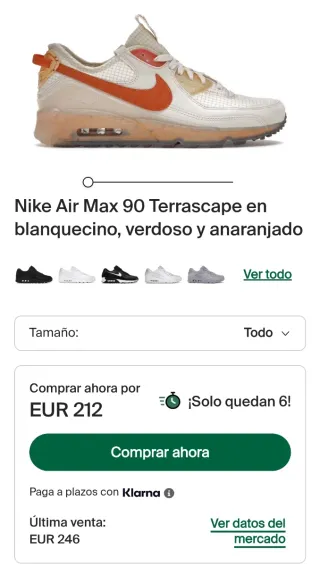 Nike Air Max Terrascape Talla 43