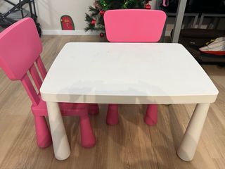 Mesa y 2 Sillas Infantiles Ikea