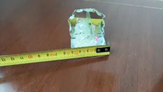 Adorno cisne cristal tallado